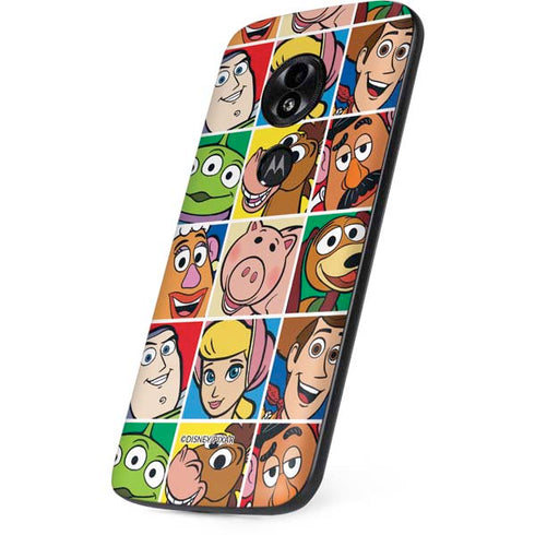 Disney Toy Story Characters Collage faces Moto E5 Play Skin